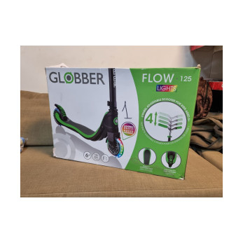 Самокат Globber Flow 125 Lights, зеленый (уценка)